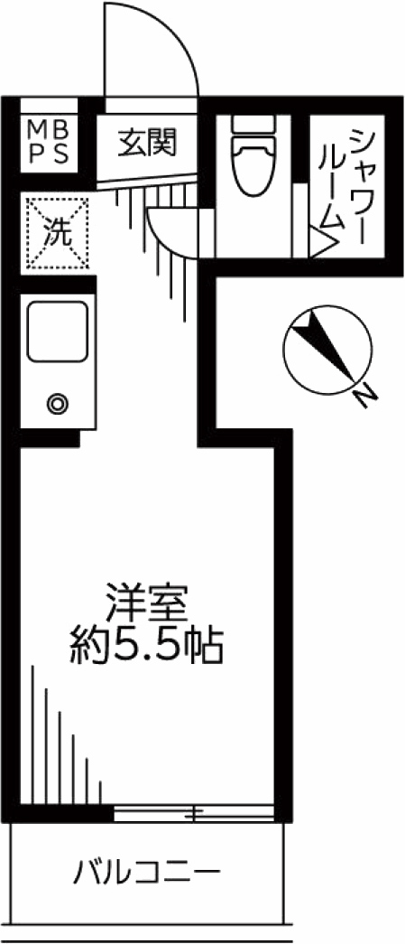 西新宿第2ローヤルコーポ　図面